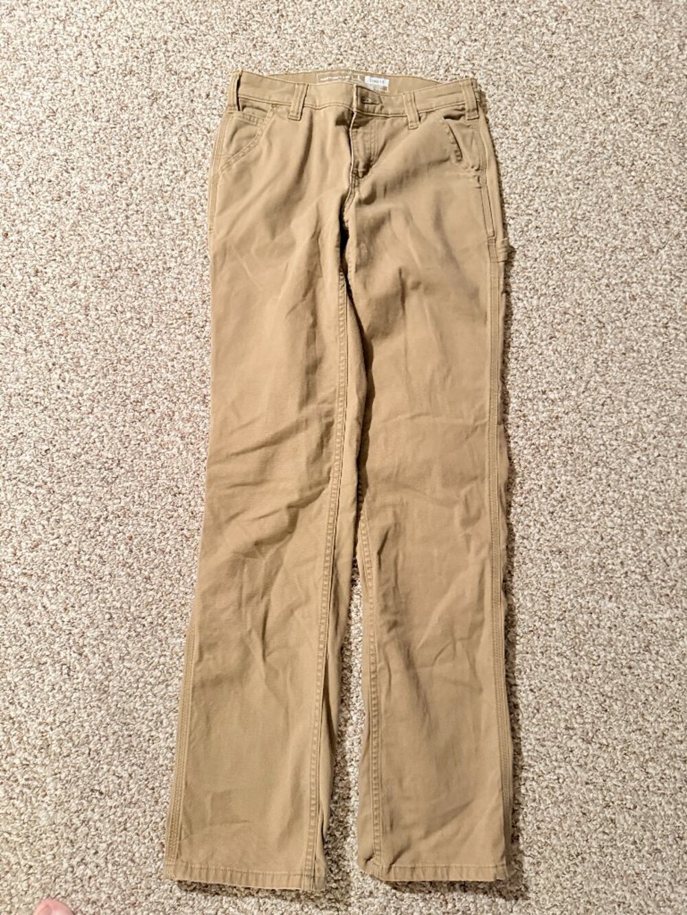 Carhartt Womens Rugged Flex Loose Fit Canvas Work Pant - 2 TALL